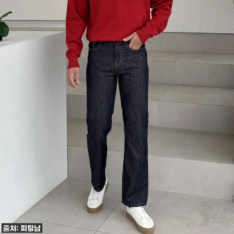 남자 티허 논페이드 생지 데님, 이 관련 이미지 2