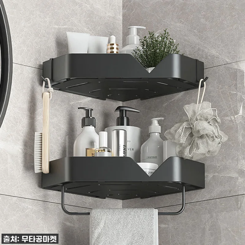 스텐304 화장실코너선반 무타공욕실선 관련 이미지 2