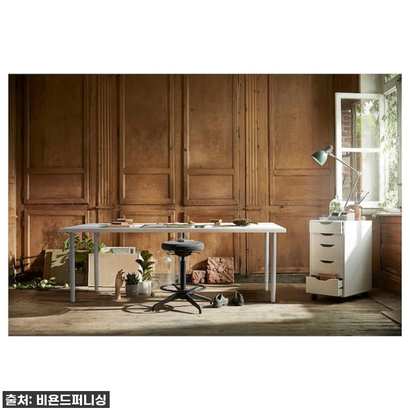 이케아 일자형 테이블 컴퓨터 공부 책 관련 이미지 2