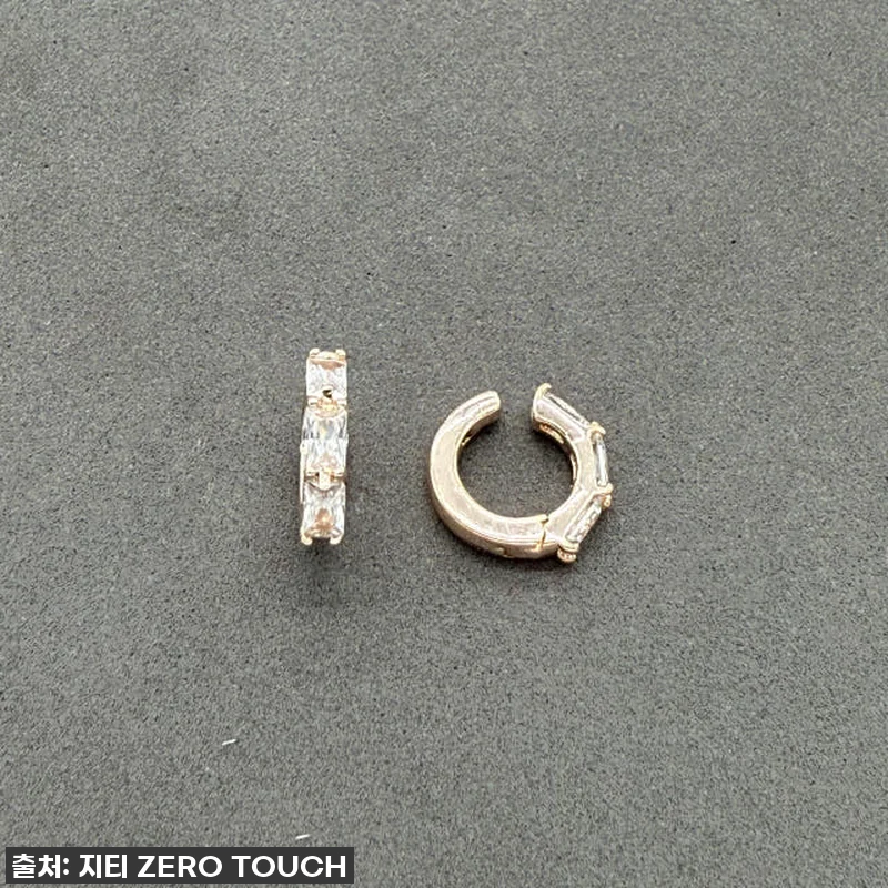 지티 링 귀찌 귀안뚫는 이어커프 귀걸 관련 이미지 2