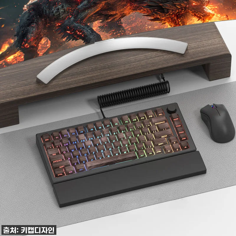 키보드 덕후 심장 저격! 월넛 키캡으 관련 이미지 4