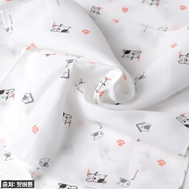 핫버튼 조리원 손수건 엠보싱 무형광 관련 이미지 4