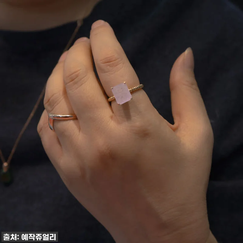 14k 라벤더 비취 옥반지 에메랄드 관련 이미지 4