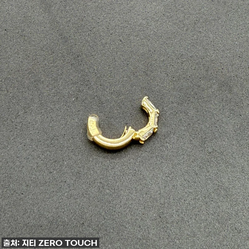 지티 링 귀찌 귀안뚫는 이어커프 귀걸 관련 이미지 4