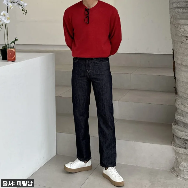남자 티허 논페이드 생지 데님, 이 관련 이미지 6