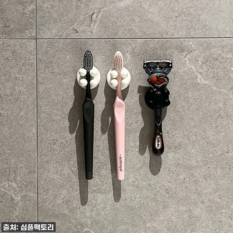 심플팩토리 실리콘 칫솔걸이 찐후기! 관련 이미지 7