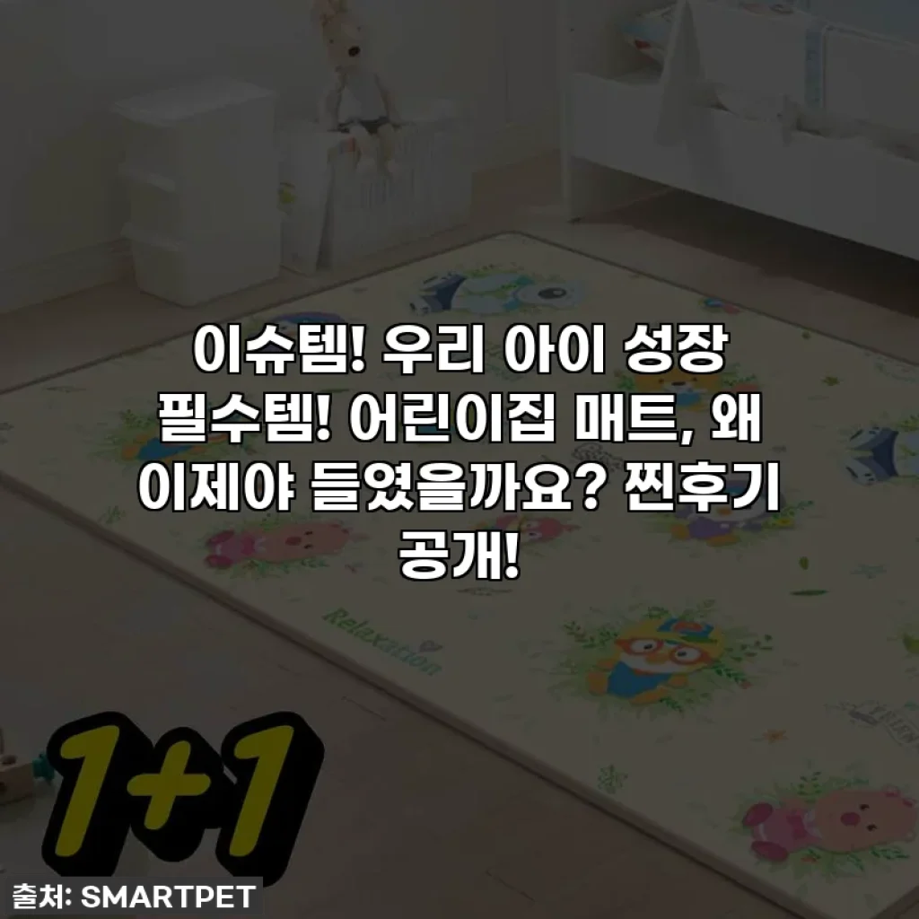 이슈템! 우리 아이 성장 필수템! 어린이집 매트, 왜 이제야 들였을까요? 찐후기 공개!