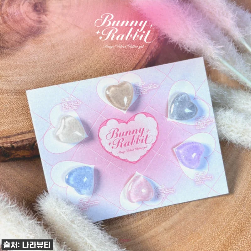 마요 버니래빗 6종세트 벨벳글리터젤 관련 이미지 1