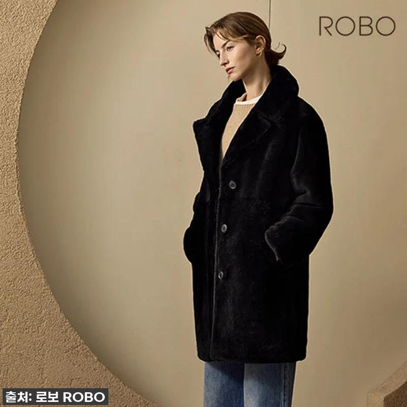 [로보] 스페인 리버시블 무스탕 코트 관련 이미지 1