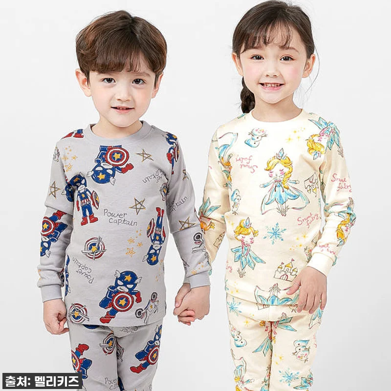 봄 가을 겨울 국산 유아내복 아동내의 관련 이미지 5