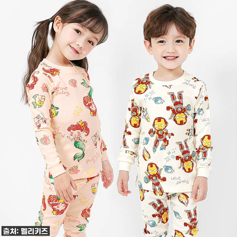 봄 가을 겨울 국산 유아내복 아동내의 관련 이미지 6