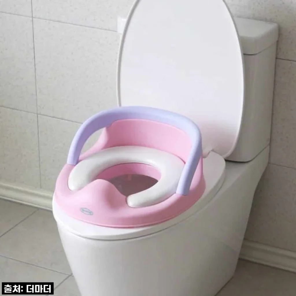 육아는 장비빨! 찐후기 '더마더 핸들 아기변기커버' 이건 품절각!