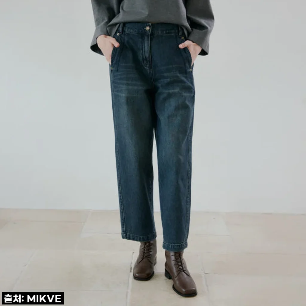 미쳤다! [미크베] 백 밴딩 배기핏 데님팬츠, 이건 무조건 품절각! 놓치면 후회할 역대급 할인가!