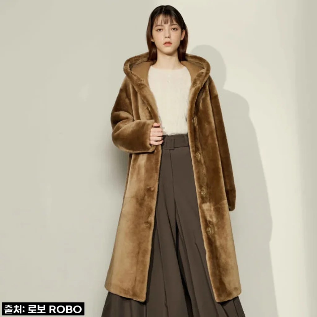 이 가격 실화?! 겨울 필수템! [로보] 라도마사 리버시블 롱 무스탕 코트, 이건 무조건 쟁여야 해요!