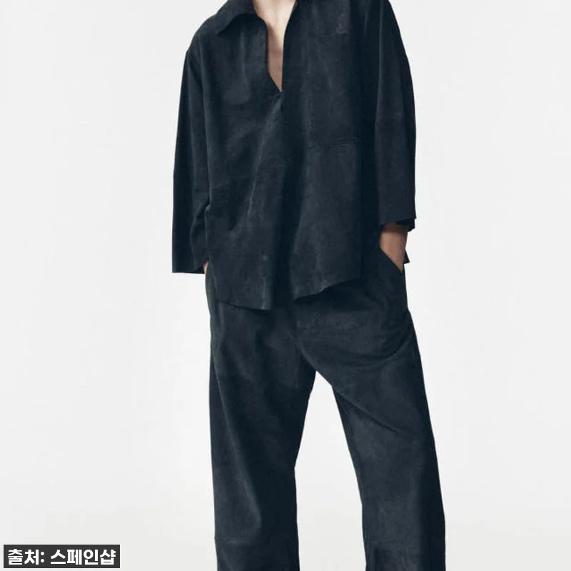 자라 프리미엄 스웨이드 레더 오버핏 관련 이미지 1