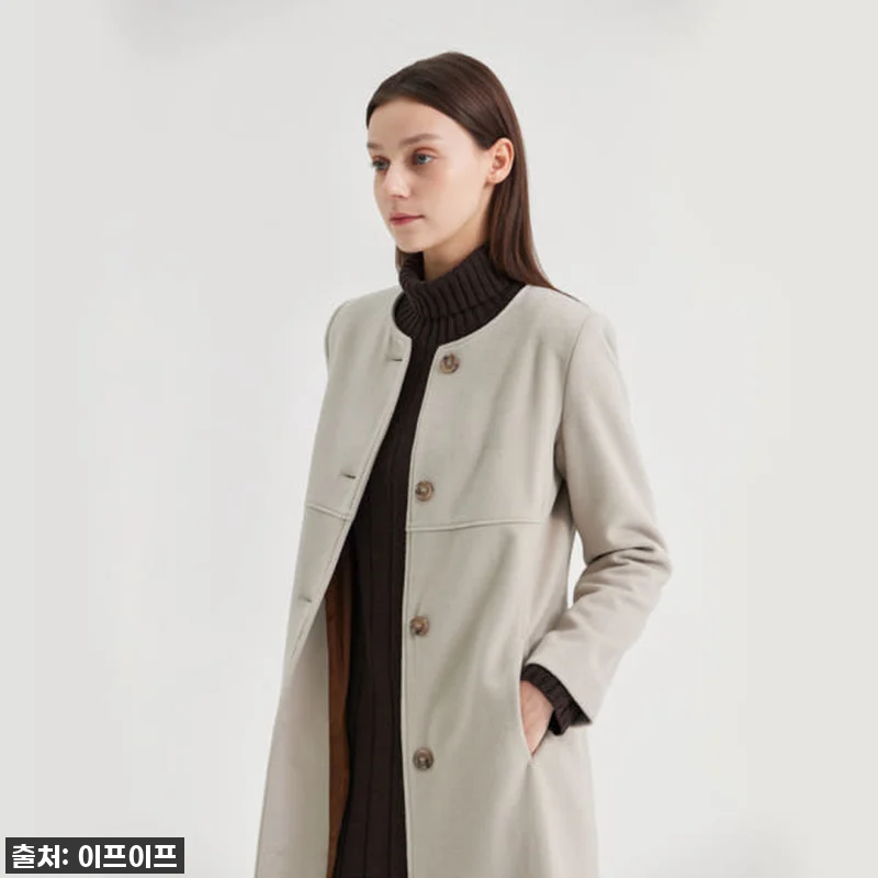 크램38 엘렌다 라운드 버튼 베이지 관련 이미지 1