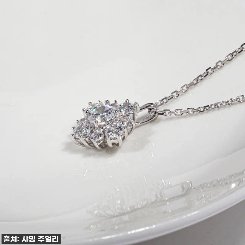 5부 다이아 목걸이 천연 GIA F 관련 이미지 1