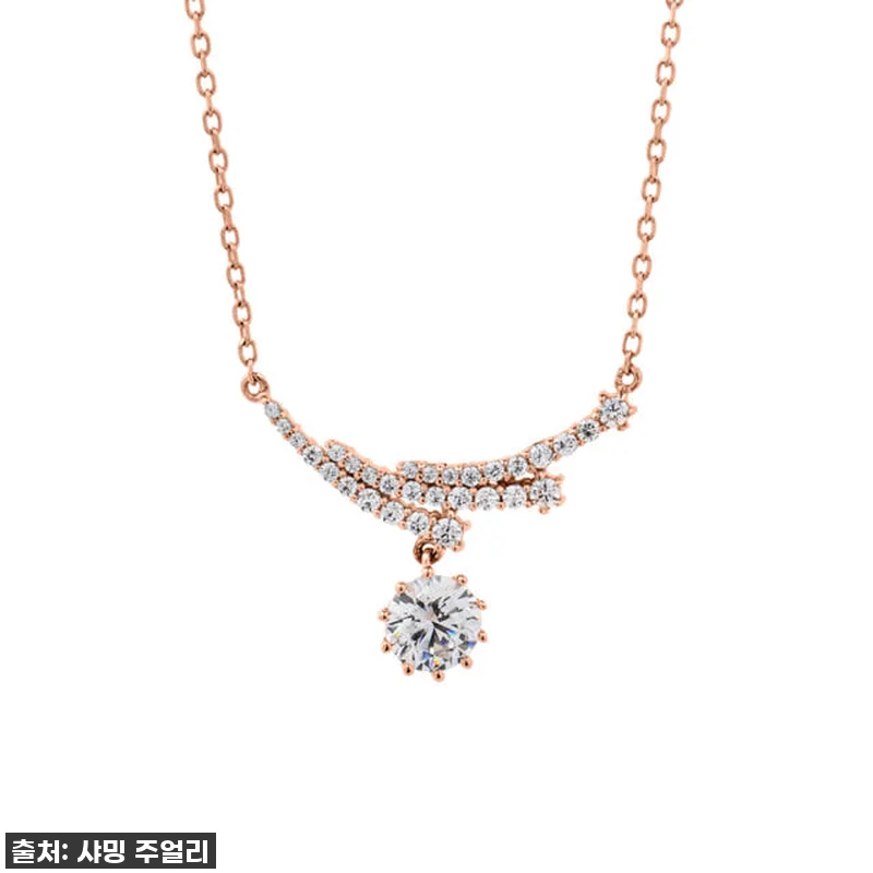 5부 다이아 목걸이 천연 GIA F 관련 이미지 1