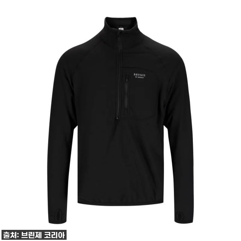 브린제 슈퍼써모 플리스 반집업 티셔츠 관련 이미지 1