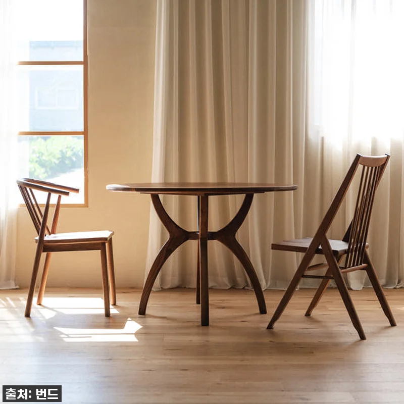 번드 카린 원형 원목 식탁 테이블 월 관련 이미지 2