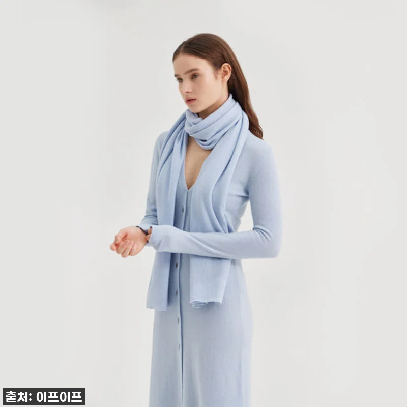 크램38 니콜리아 스카이블루 니트 드 관련 이미지 2