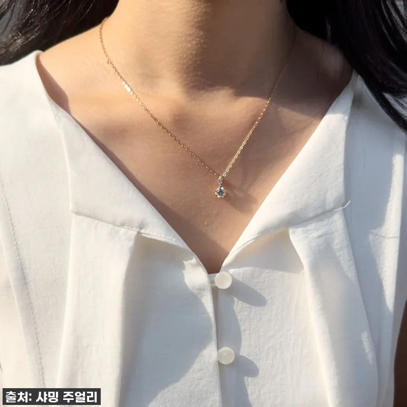 5부 다이아몬드 목걸이 천연 GIA 관련 이미지 2