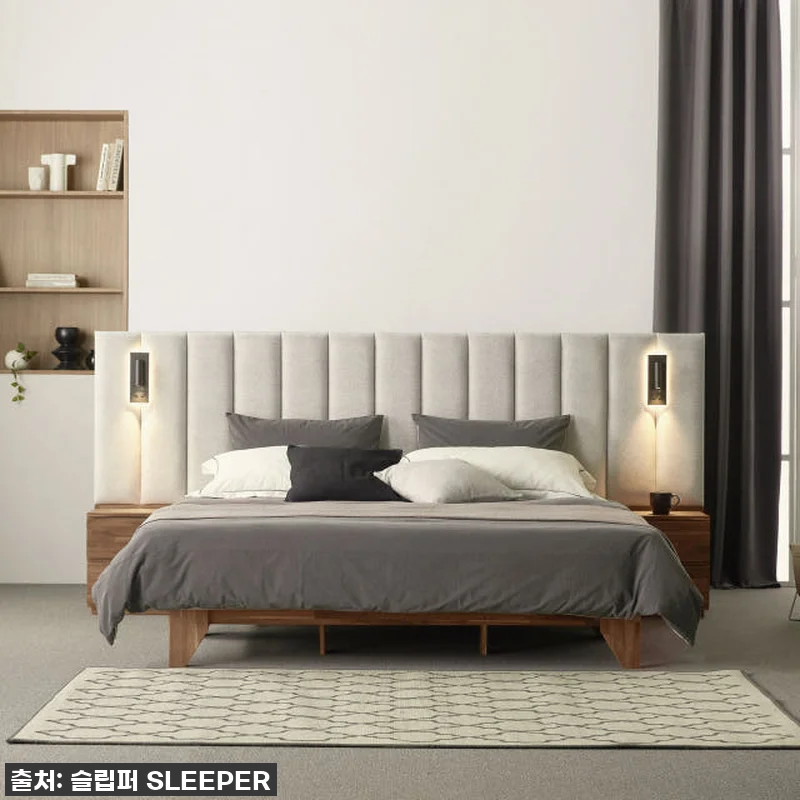 슬립퍼 디오 원목 수납침대 패브릭 호 관련 이미지 2