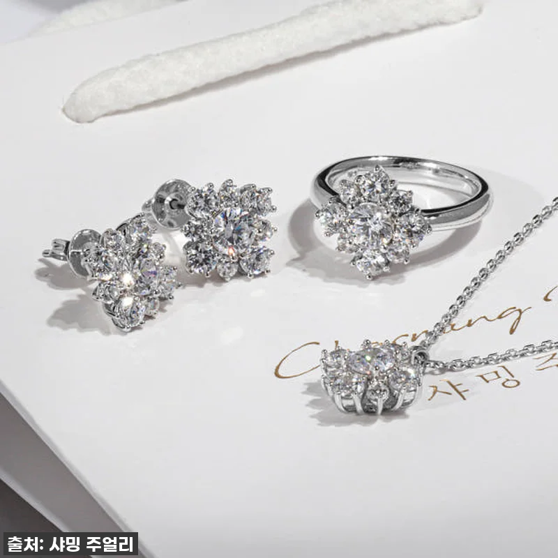 5부 다이아 목걸이 천연 GIA F 관련 이미지 3