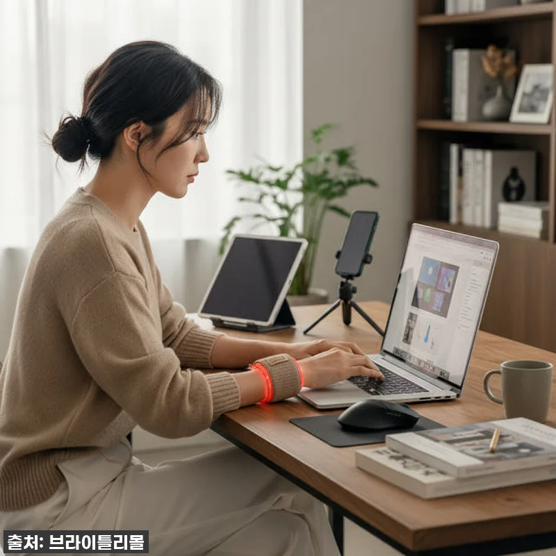 브라이틀리 웰니스 휴대용 LED 빛케 관련 이미지 3