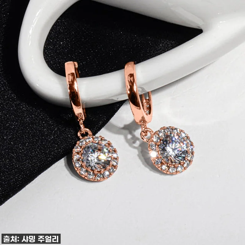 3부 다이아 원터치 귀걸이 천연 GI 관련 이미지 3