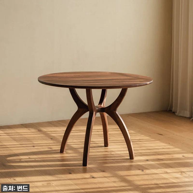번드 카린 원형 원목 식탁 테이블 월 관련 이미지 3