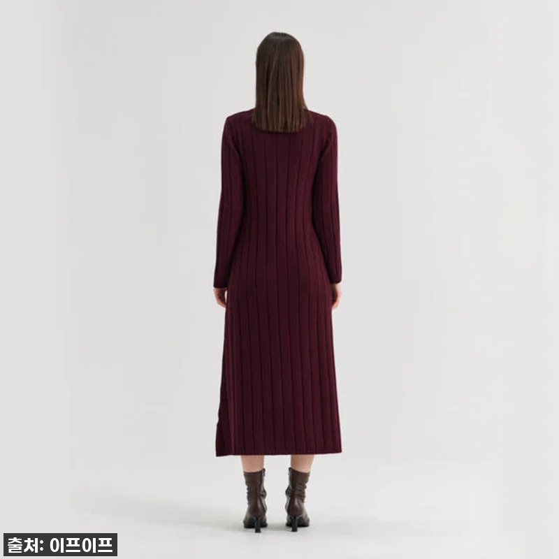 크램38 라타 터틀넥 골지 버건디 니 관련 이미지 3