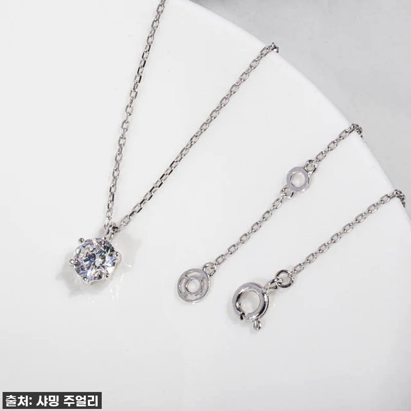 5부 다이아 목걸이 천연 우신 G V 관련 이미지 3