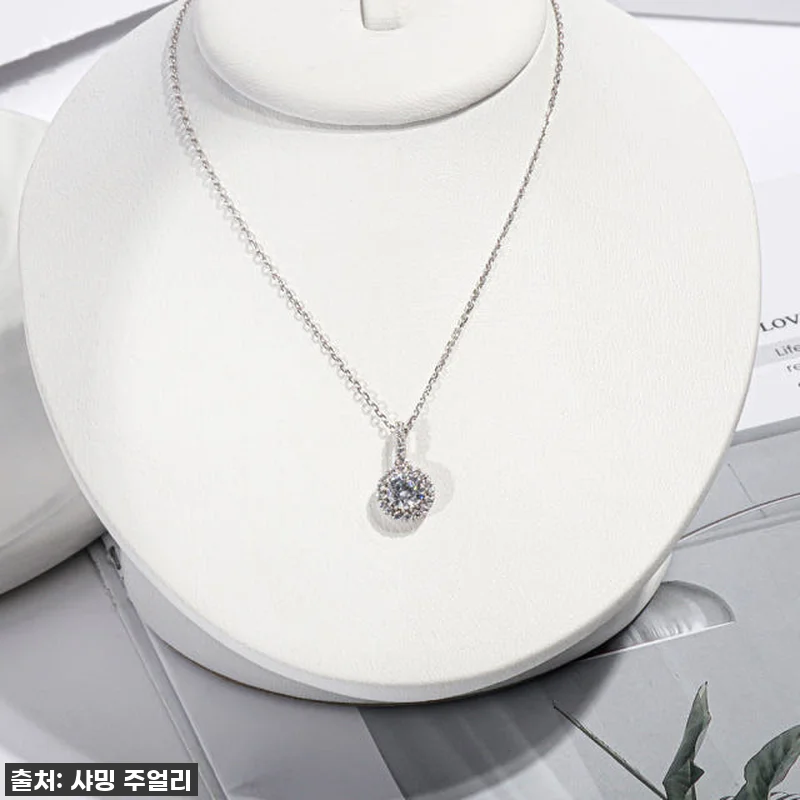 5부 다이아 목걸이 천연 GIA F 관련 이미지 3