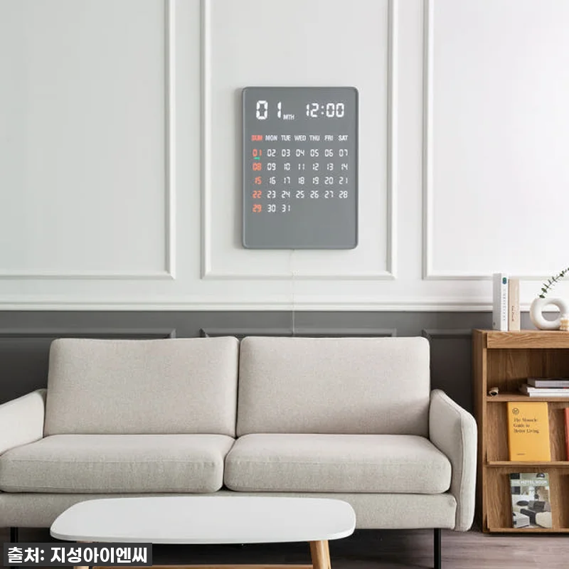 플라이토 전자달력 LED 벽걸이시계, 관련 이미지 4