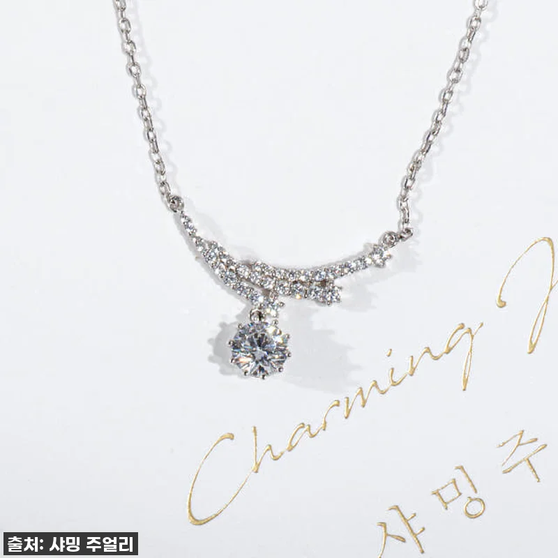 5부 다이아 목걸이 천연 GIA F 관련 이미지 4