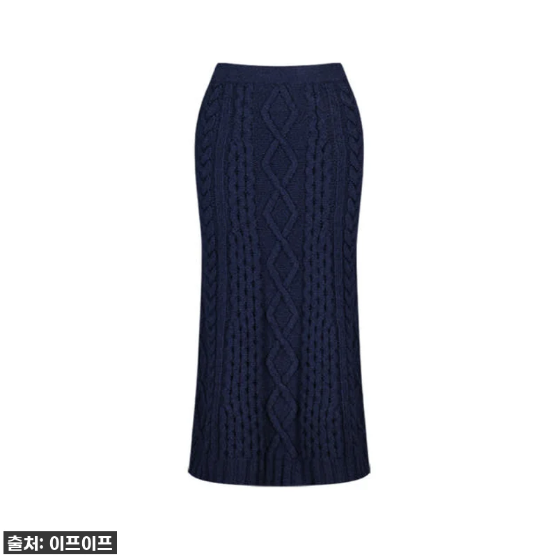 크램38 실비아 블루 케이블 니트 스 관련 이미지 4