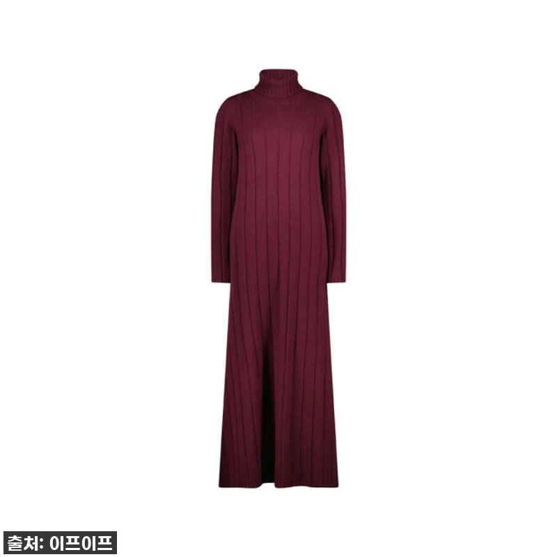 크램38 라타 터틀넥 골지 버건디 니 관련 이미지 4