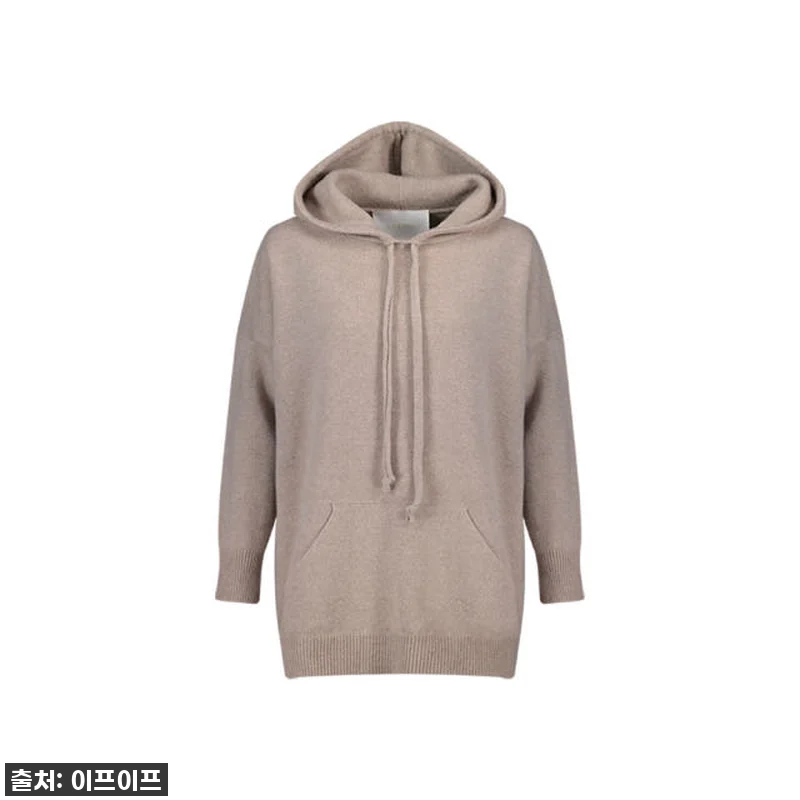 크램38 산토 베이지 후드 니트 스웨 관련 이미지 4