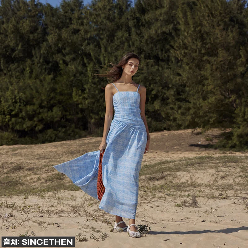신스덴 오션 셔링 롱원피스, 한여름 관련 이미지 6
