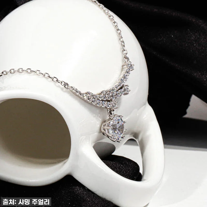 5부 다이아 목걸이 천연 GIA F 관련 이미지 7