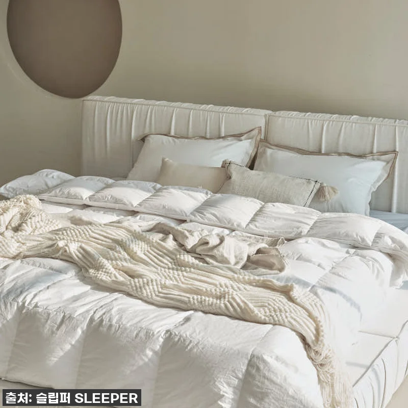 슬립퍼 시크 패브릭 침대 라지킹 프레 관련 이미지 8