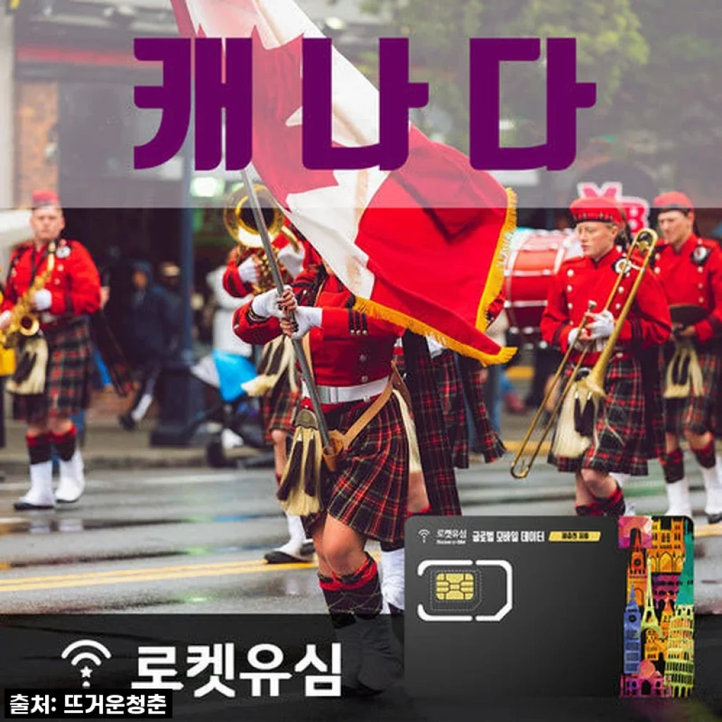 캐나다 70일 여행, 데이터 걱정 끝! 로켓유심 1GB 무제한 플랜 직접 써본 솔직 후기! 🚀