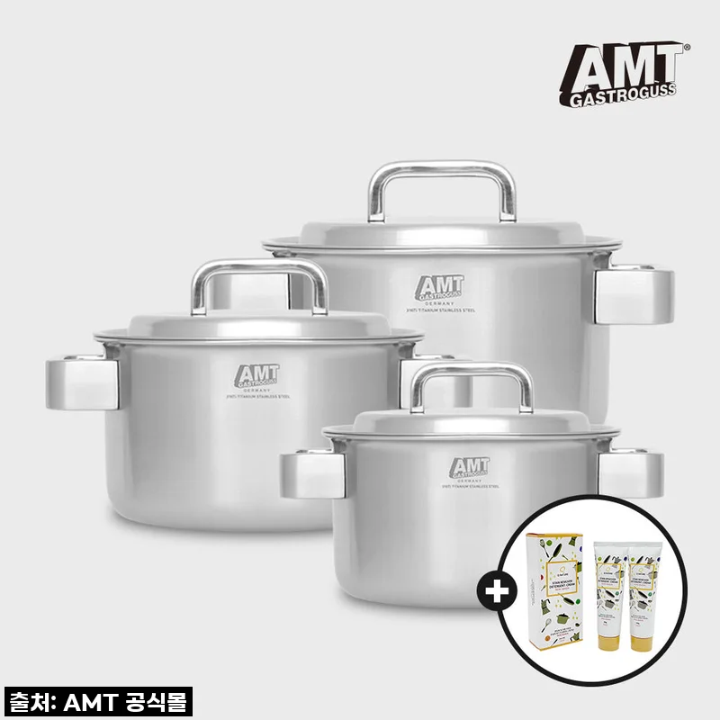 AMT 프로 양수 냄비 316Ti 스텐 3종 세트, 주방을 빛내는 선택이었어요!