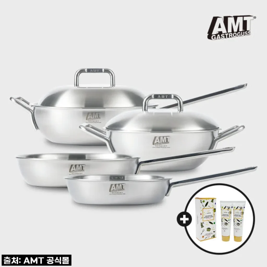 AMT 316Ti 통5중 팬&웍 4종세트, 직접 써보니 주방이 확 달라졌어요!