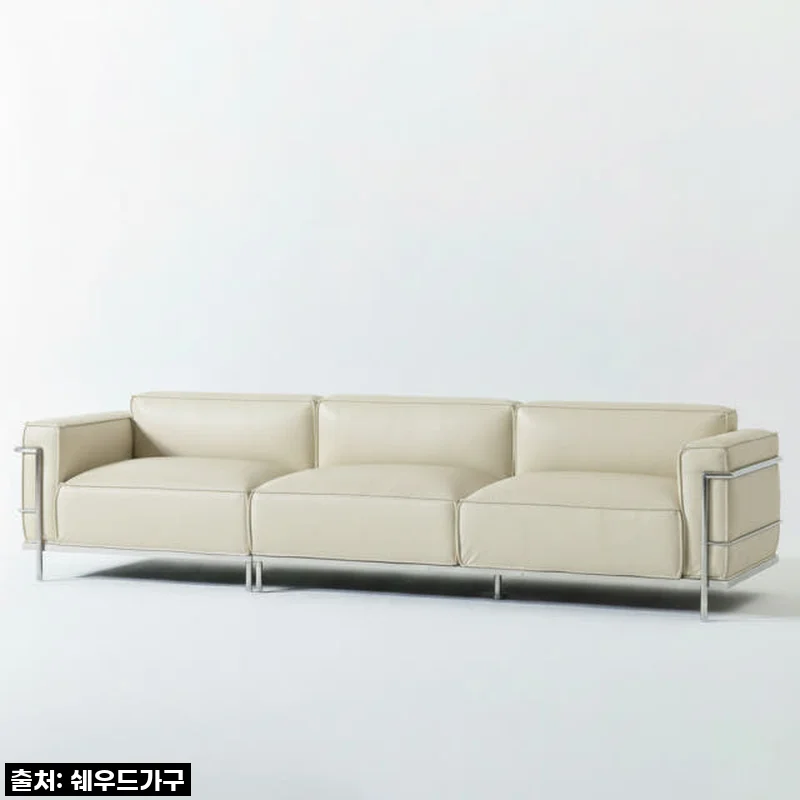 우리 집 거실의 주인공, 쉐우드가구 랜스 세미아닐린 이태리 천연통가죽 소파 아이보리화이트 직접 사용해보니!