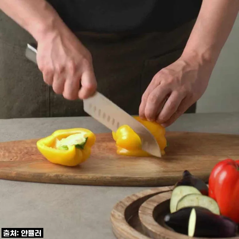 얀뮬러 스퀘어 일체형 주방칼 칼거치대 세트, 직접 써보니 주방 품격이 달라졌어요!