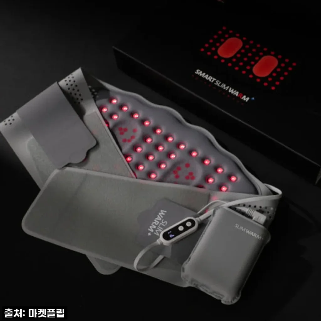 슬림웜 LED 허리찜질기, 지친 허리에 선사하는 따뜻한 위로! 솔직 사용 후기