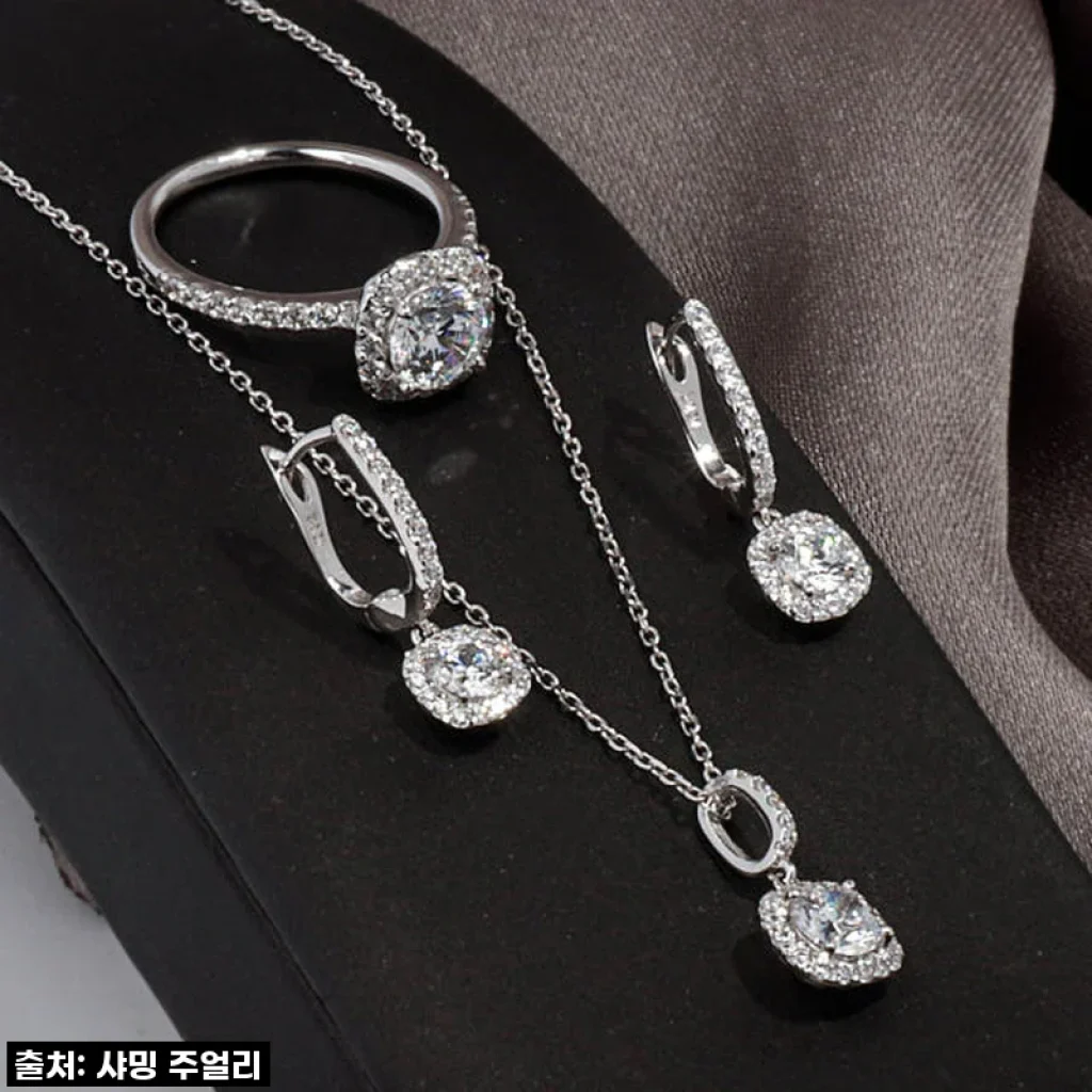 영원한 반짝임을 약속하며! 3부 5부 다이아 세트 '까르' 목걸이, 귀걸이, 반지 솔직 후기