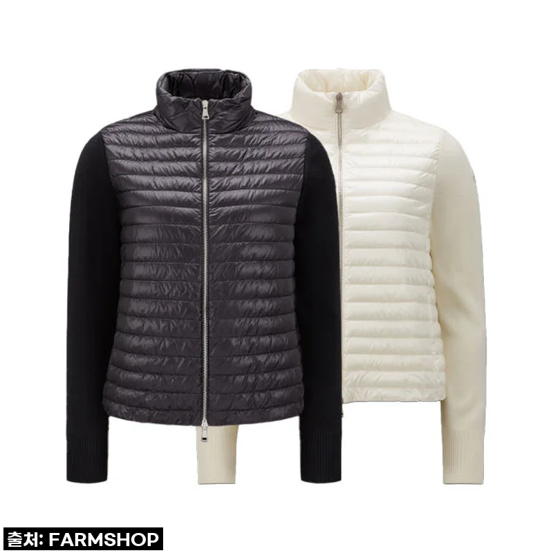 찬 바람에도 스타일 놓칠 수 없지! '23SS 몽클레어 로고패치 구스다운 퀼팅 니트 패딩 가디건, 내 겨울 데일리룩 완벽 변신 후기!